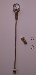 Regner Syphon fitted with 1/2'' pressure gauge